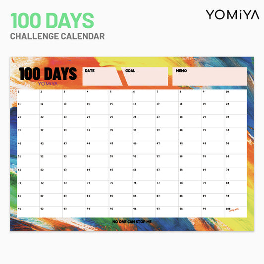 100 DAYS Calendar